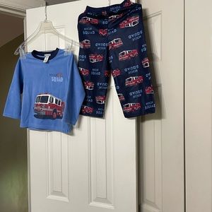 Boys size 4T 2 piece PJ pajamas